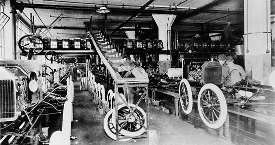 Innovation Moving Assembly Line Carousel, image by Ford Motor Company
