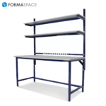 Benchmarx with Blue Powder Coated Steel Frame