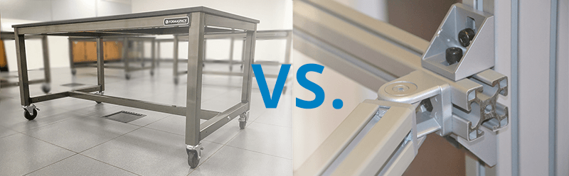 80/20 Aluminum extrusion or Fully Welded Steel? Furniture Frame Options