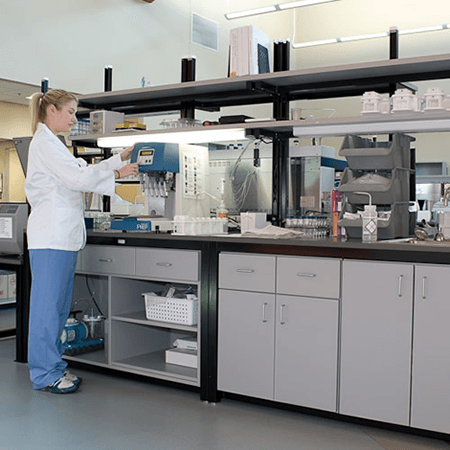 Lab Bench for Sample Processing