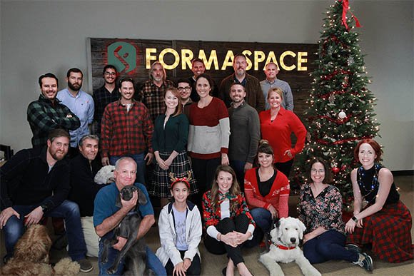 Formaspace holiday photo 2017