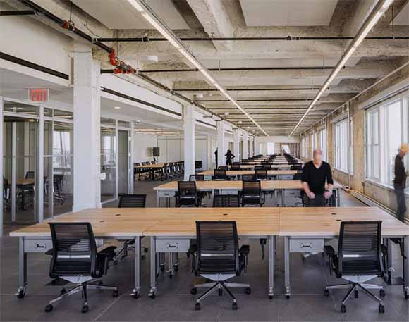 large open office