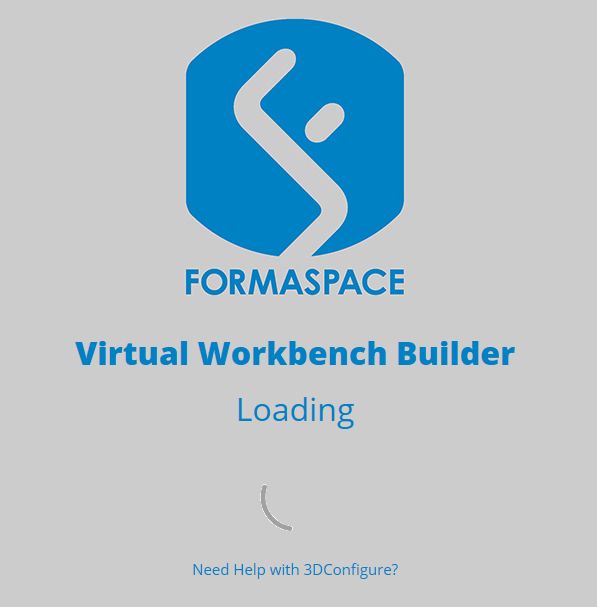3D Virtual Workbench Builder loading screen