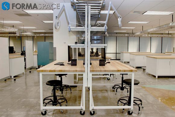 Formaspace Benchmarx workbench installation at the University of Texas at Dallas