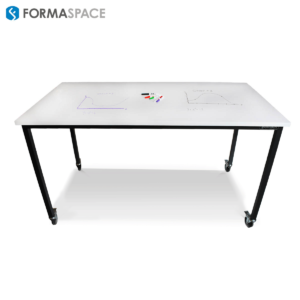 Dry erase top table
