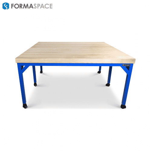 heavy-duty workbench for an industrial manufacturing facility
