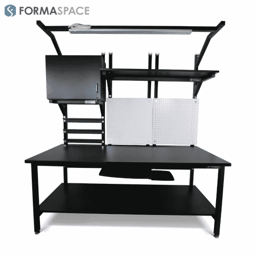 custom workbench for manufacturing assembly line packing stations material handling operations