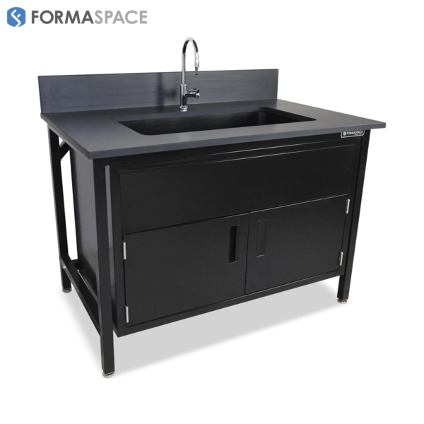 Epoxy Sink with Steel Cabinet | Formaspace