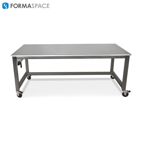 stainless steel workbench for a laboratory