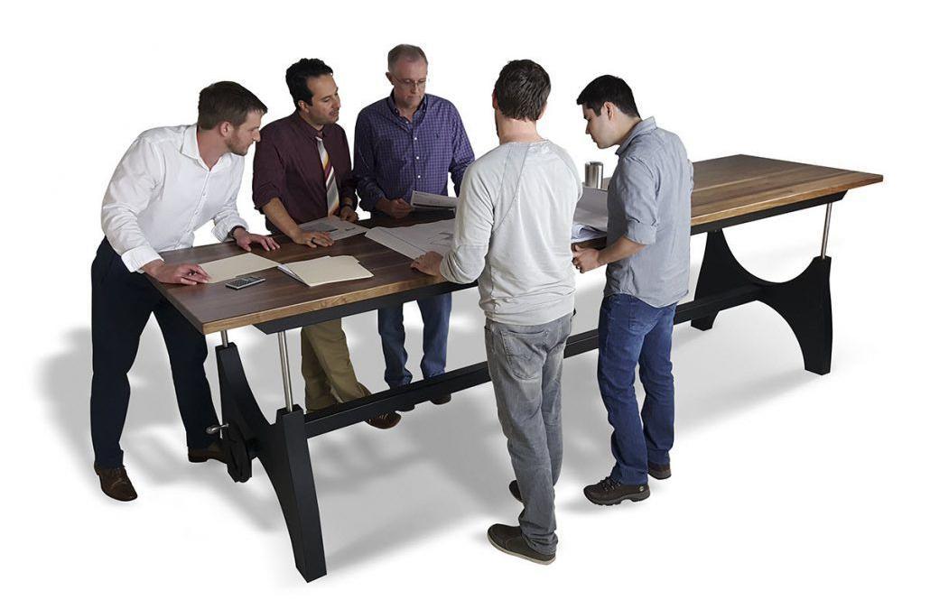height adjustable standing table