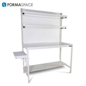 Material Handling Benchmarx with Side Printer Shelf