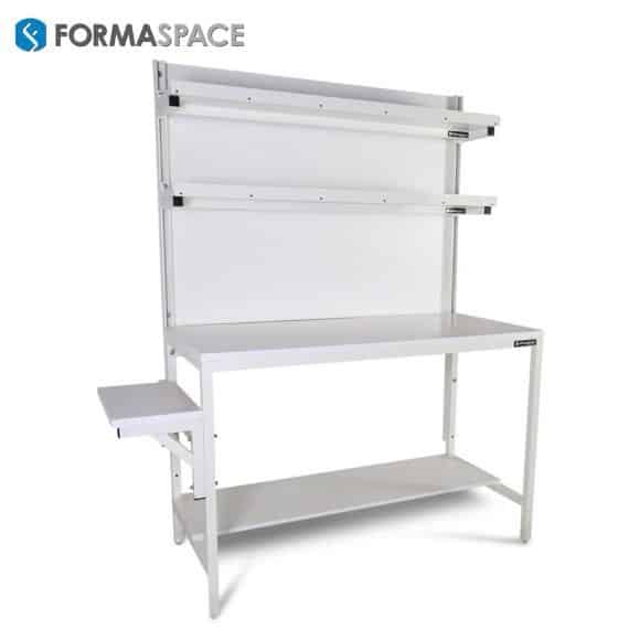 Material Handling Benchmarx with Side Printer Shelf