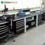 Sample Processing Lab Bench with Tool Drawers