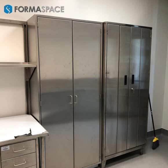 stainless steel cabinets