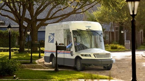 usps postal delivery trucks