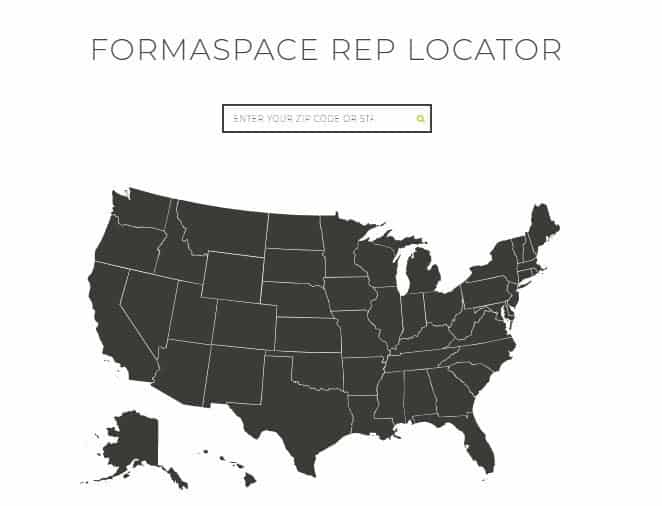 formaspace representative locator