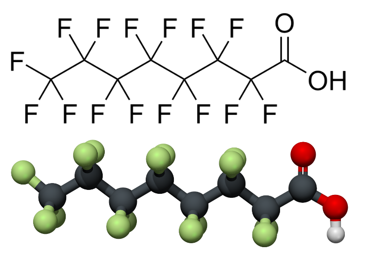perfluorooctanoic acid chemical chain
