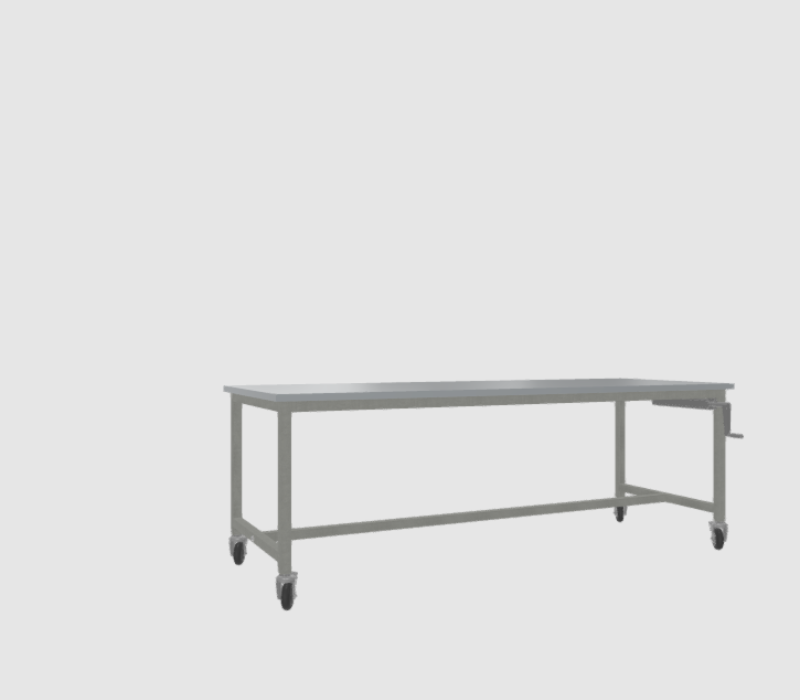 Island Assembly 84W x 30D x 30H, Details: Standard Laminate Worksurface ...