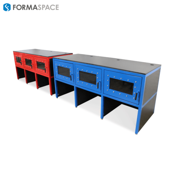 explosion proof cabinets colorful blue and red