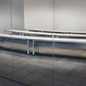 aerospace training room tables with grommets