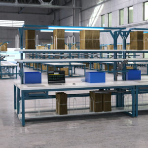 industrial material handling workstation