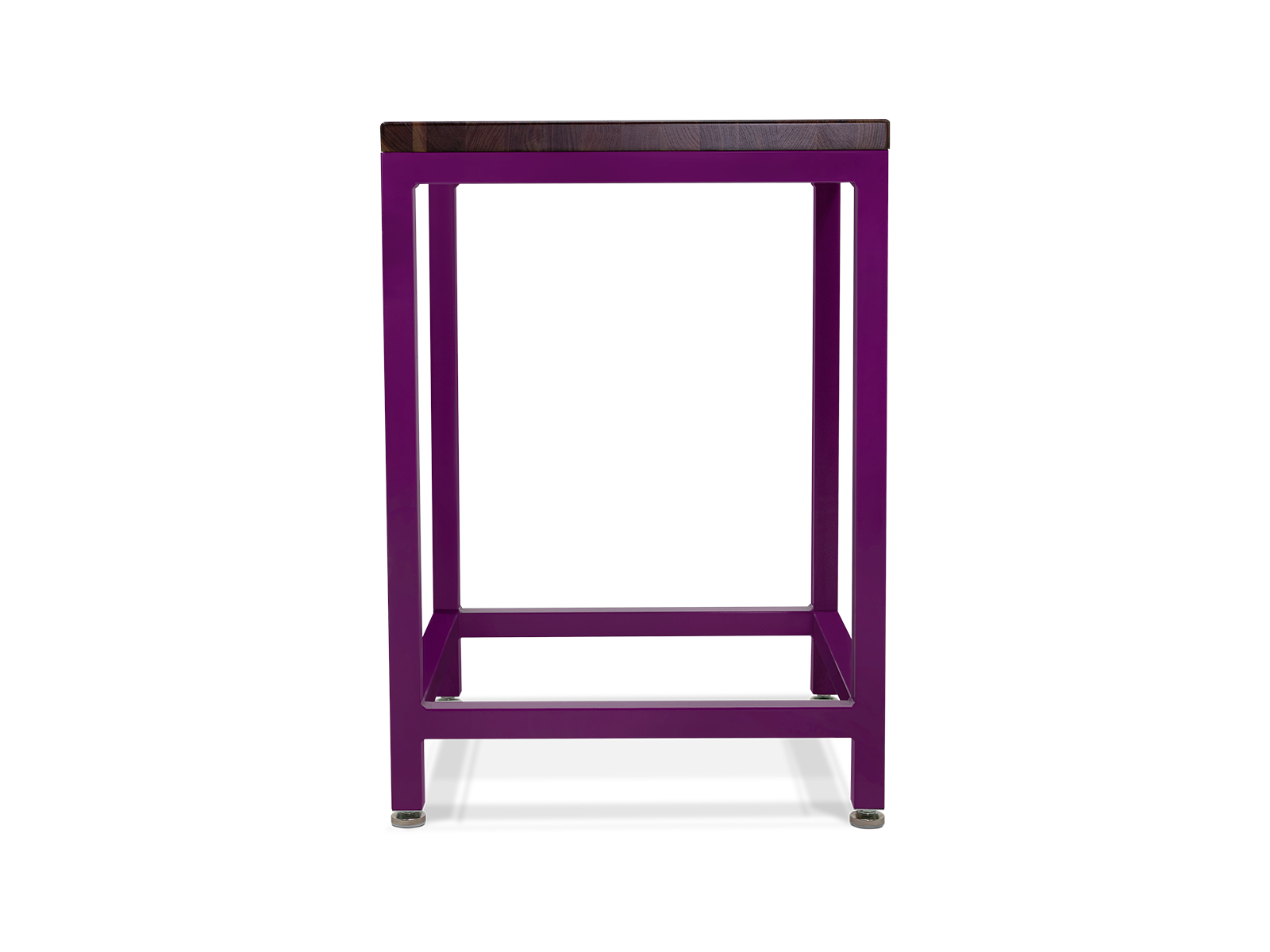 purple fully welded frame sidetable