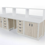 rgx modular casework with epoxy top and phenolic front panels