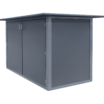 phenolic storage with lower cabinets