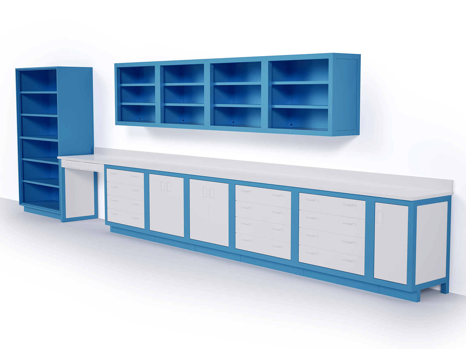 blue rgx casework with white lpl