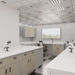 light gray rgx modular casework wet lab