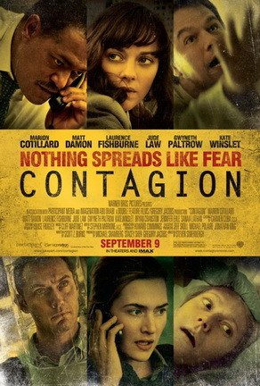 British actress Kate Winslet, who portrayed the character Erin Mears, consulted with Rear Admiral Anne Schuchat, MD when preparing for her film role in the 2011 film Contagion. Poster image courtesy Warner Bros.