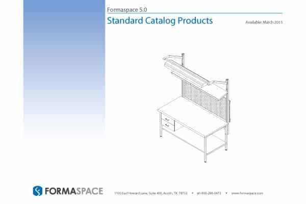 Cover of the new Formaspace 5.0 Standard Catalog Products. Click image to open PDF in new window.
