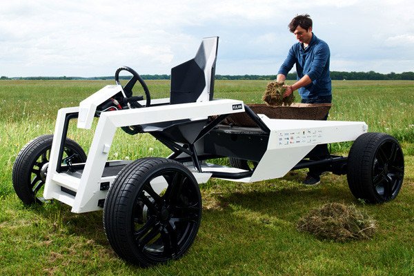 In Germany, the "Kulan" design prototype won a competition held by Poly-Lab.Net  for the best agricultural design idea. The Kulan weighs only 300kg but can carry up to one metric ton of material.